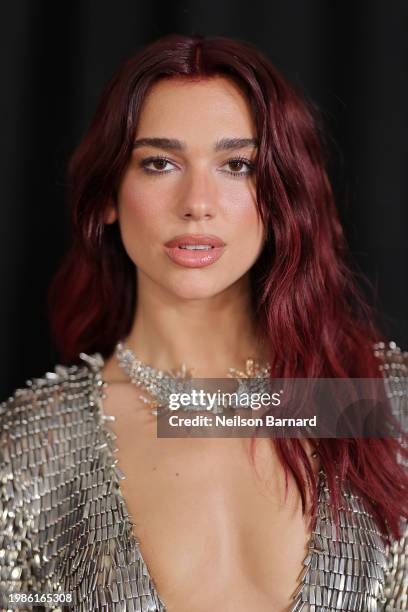 Dua Lipa attends the 66th GRAMMY Awards at Crypto.com Arena on February 04, 2024 in Los Angeles, California.