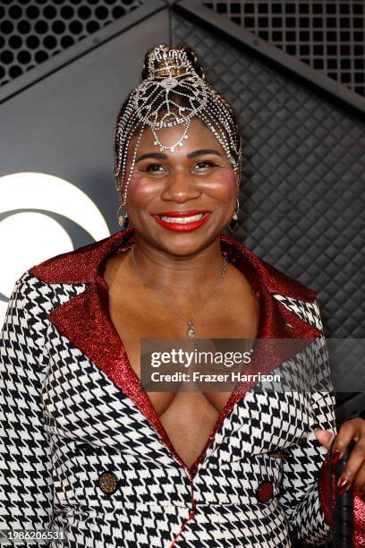 Lachi attends the 66th GRAMMY Awards at Crypto.com Arena on February 04, 2024 in Los Angeles, California.