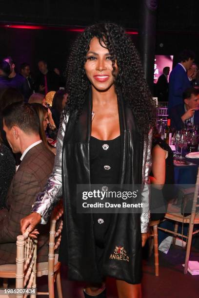 Sinitta attends First Days Gala 2024, the National Youth Theatre's annual fundraising gala supporting emerging young talent, at The Roundhouse on...