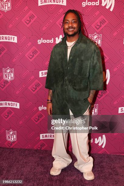 Ricky at Super Bowl LVIII: "A Night of Pride" with GLAAD and NFL, Presented by Smirnoff held at Caesar's Palace on February 7, 2024 in Las Vegas,...