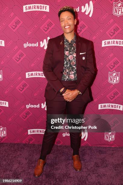 Desiree Abrams at Super Bowl LVIII: "A Night of Pride" with GLAAD and NFL, Presented by Smirnoff held at Caesar's Palace on February 7, 2024 in Las...