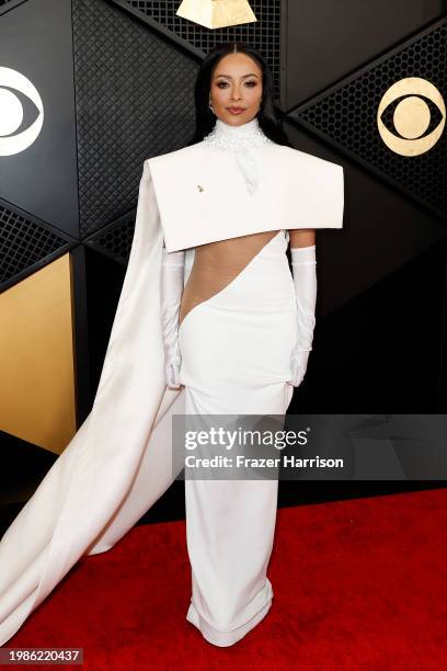 Kat Graham attends the 66th GRAMMY Awards at Crypto.com Arena on February 04, 2024 in Los Angeles, California.