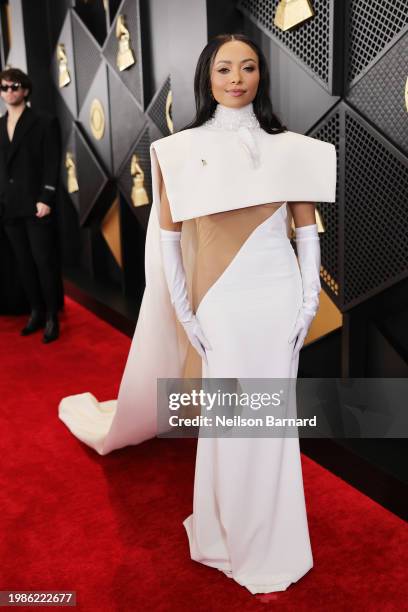 Kat Graham attends the 66th GRAMMY Awards at Crypto.com Arena on February 04, 2024 in Los Angeles, California.