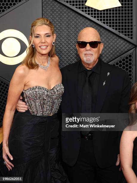 Alexis Roderick and Billy Joel attend the 66th GRAMMY Awards at Crypto.com Arena on February 04, 2024 in Los Angeles, California.