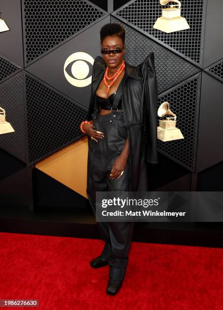 Folake Olowofoyeku attends the 66th GRAMMY Awards at Crypto.com Arena on February 04, 2024 in Los Angeles, California.