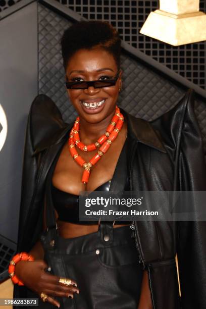 Folake Olowofoyeku attends the 66th GRAMMY Awards at Crypto.com Arena on February 04, 2024 in Los Angeles, California.