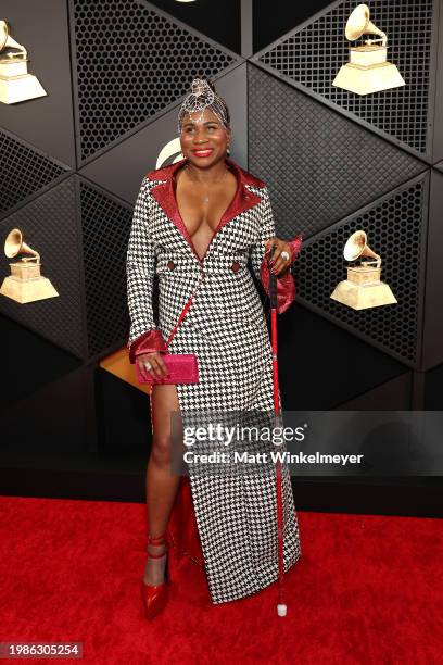 Lachi attends the 66th GRAMMY Awards at Crypto.com Arena on February 04, 2024 in Los Angeles, California.