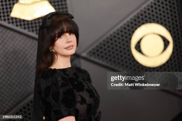 Lana Del Rey attends the 66th GRAMMY Awards at Crypto.com Arena on February 04, 2024 in Los Angeles, California.