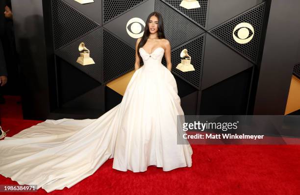 Madison Beer attends the 66th GRAMMY Awards at Crypto.com Arena on February 04, 2024 in Los Angeles, California.