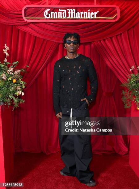 Lucky Daye attends The Roots Jam Brunch Presented By Grand Marnier at Citizen News Hollywood on February 03, 2024 in Los Angeles, California.