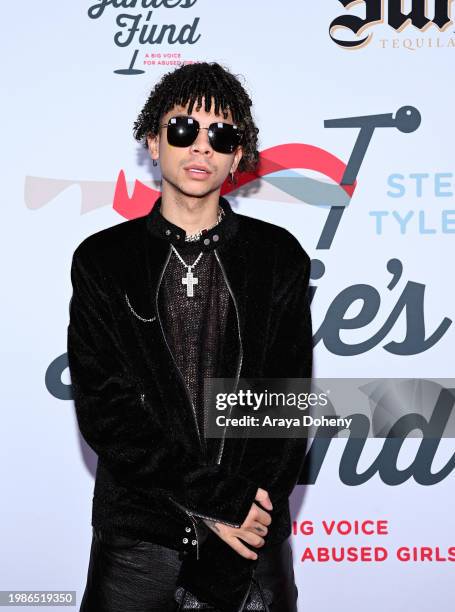Iann Dior attends the Jam for Janie GRAMMY Awards Viewing Party presented by Live Nation at Hollywood Palladium on February 04, 2024 in Los Angeles,...