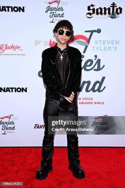 Iann Dior attends the Jam for Janie GRAMMY Awards Viewing Party presented by Live Nation at Hollywood Palladium on February 04, 2024 in Los Angeles,...