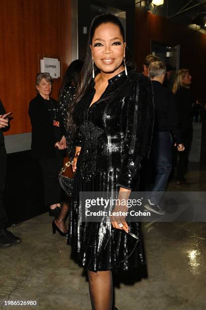 Oprah Winfrey attends the 66th GRAMMY Awards at Crypto.com Arena on February 04, 2024 in Los Angeles, California.