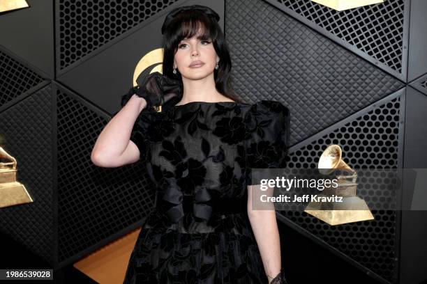 Lana Del Rey attends the 66th GRAMMY Awards at Crypto.com Arena on February 04, 2024 in Los Angeles, California.