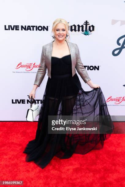 Melissa Joan Hart attends the 5th Annual Jam For Janie GRAMMY Awards Viewing Party at Hollywood Palladium on February 4, 2024 in Los Angeles,...