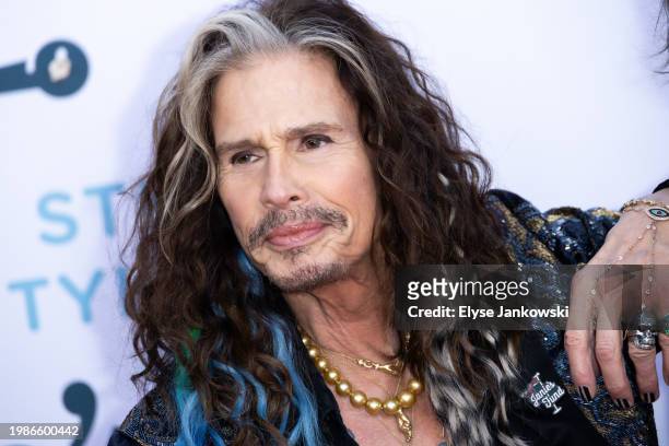Steven Tyler attends the 5th Annual Jam For Janie GRAMMY Awards Viewing Party at Hollywood Palladium on February 4, 2024 in Los Angeles, California.