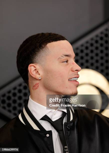 Lil Mosey attends the 66th GRAMMY Awards at Crypto.com Arena on February 04, 2024 in Los Angeles, California.