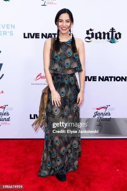 Jessica Matten attends the 5th Annual Jam For Janie GRAMMY Awards Viewing Party at Hollywood Palladium on February 4, 2024 in Los Angeles, California.