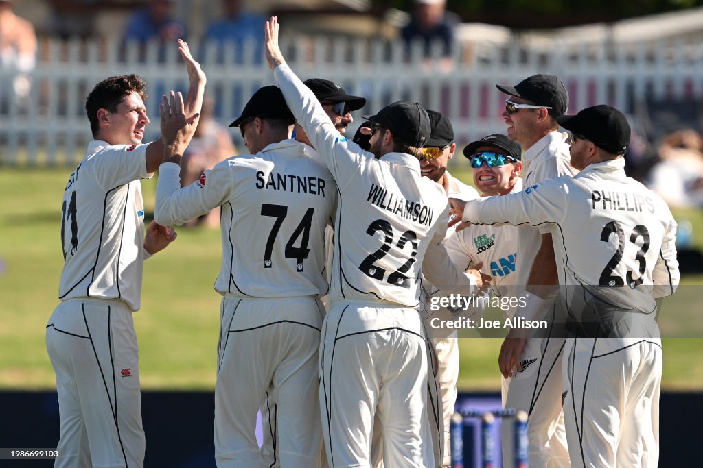 New Zealand v South Africa - Men's 1st Test: Day 2