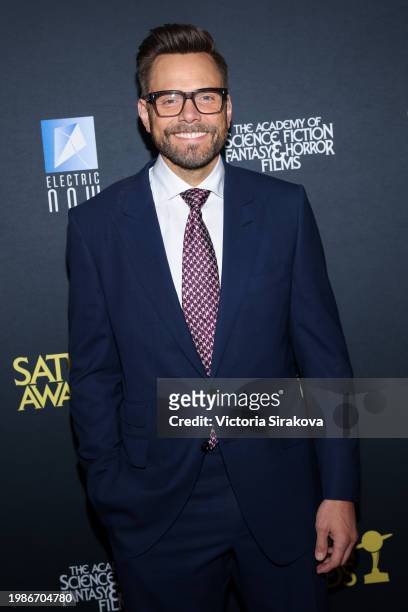 Joel McHale attends the 51st Annual Saturn Awards at Los Angeles Marriott Burbank Airport on February 04, 2024 in Burbank, California.