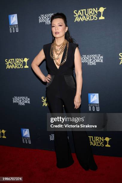 Ming-Na Wen attends the 51st Annual Saturn Awards at Los Angeles Marriott Burbank Airport on February 04, 2024 in Burbank, California.