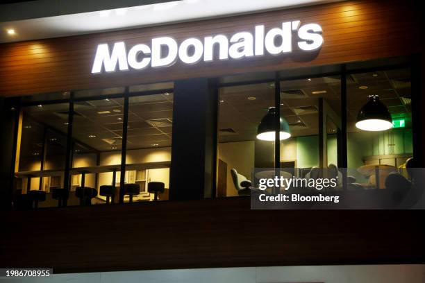 An empty McDonalds Corp. Outlet in Cairo, Egypt, on Tuesday, Jan. 16, 2024. Driven by a wellspring of anger against the US and Europe for not doing...