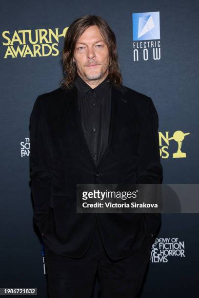 Norman Reedus attends the 51st Annual Saturn Awards at Los Angeles Marriott Burbank Airport on February 04, 2024 in Burbank, California.
