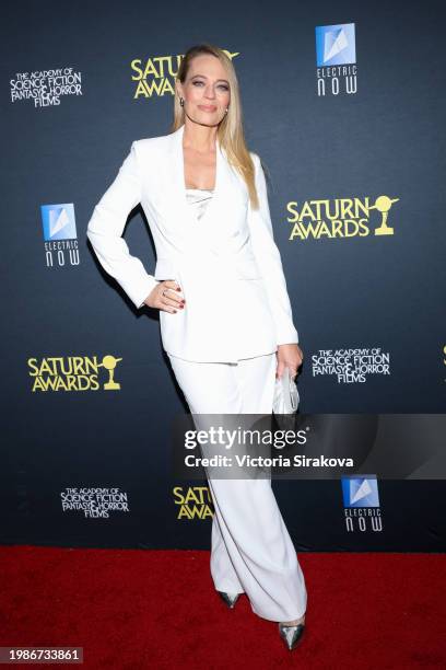 Jeri Ryan attends the 51st Annual Saturn Awards at Los Angeles Marriott Burbank Airport on February 04, 2024 in Burbank, California.