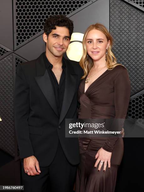 Freddy Wexler and Olivia Wexler attend the 66th GRAMMY Awards at Crypto.com Arena on February 04, 2024 in Los Angeles, California.