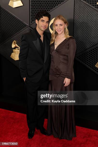 Freddy Wexler and Olivia Wexler attends the 66th GRAMMY Awards at Crypto.com Arena on February 04, 2024 in Los Angeles, California.
