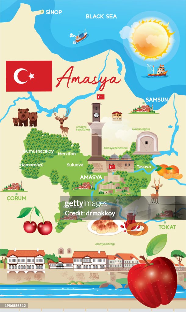 Amasya Cultural Map