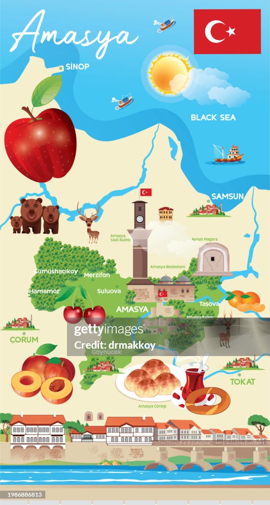 Amasya Travel Map