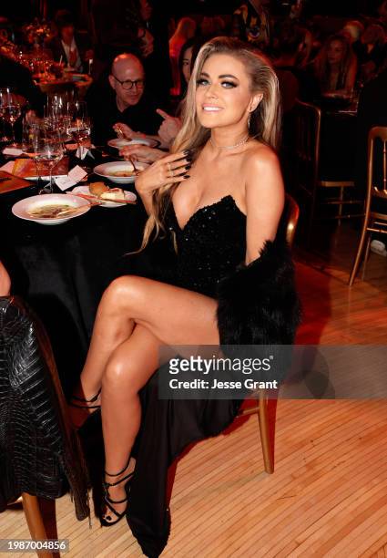 Carmen Electra attends the Jam for Janie GRAMMY Awards Viewing Party presented by Live Nation at Hollywood Palladium on February 04, 2024 in Los...