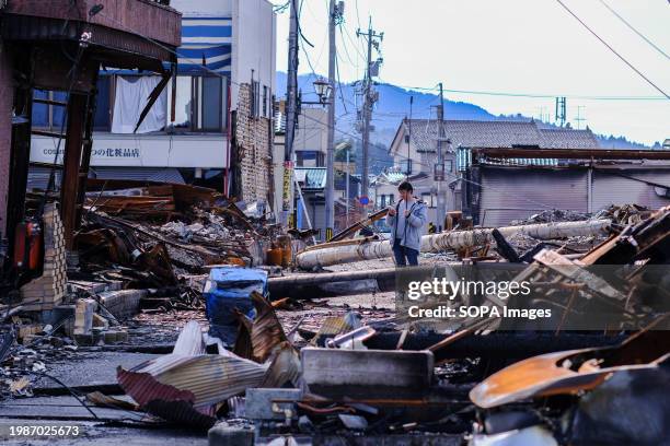 Koji Furuta lost his parents and three siblings in the Noto Peninsula earthquake. They were buried and burned in the rubble. He wanders around the...