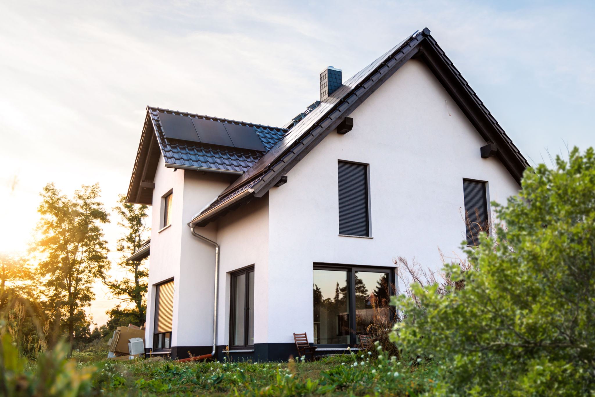 solar panels house