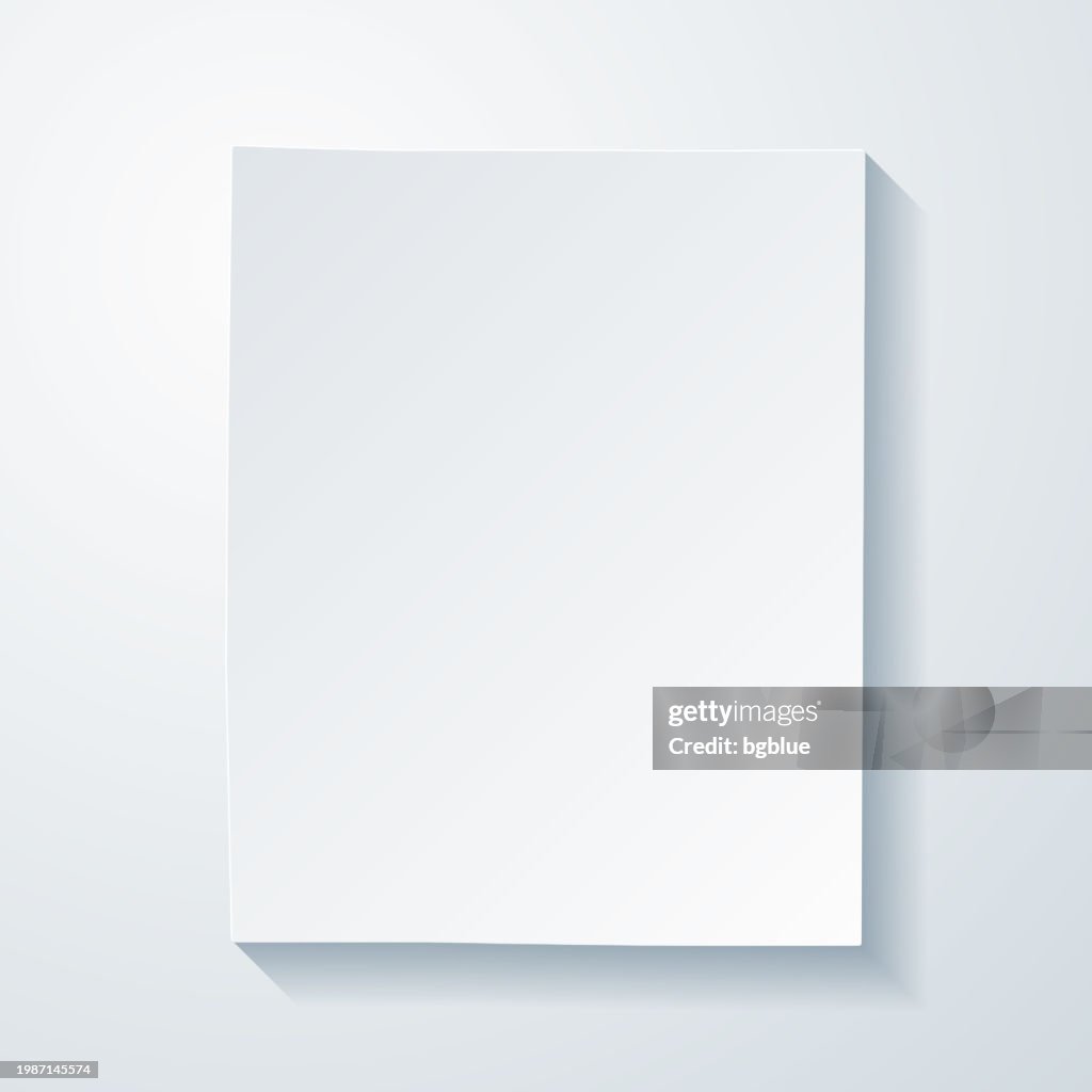 Linn County, Iowa. Map with paper cut effect on blank background