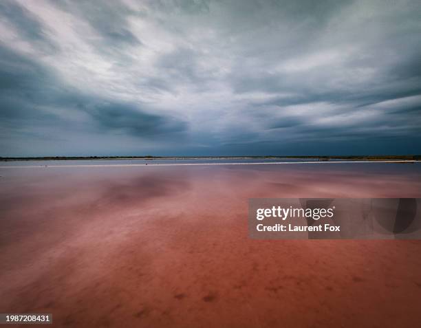 salt flats and sky - aude stock pictures, royalty-free photos & images