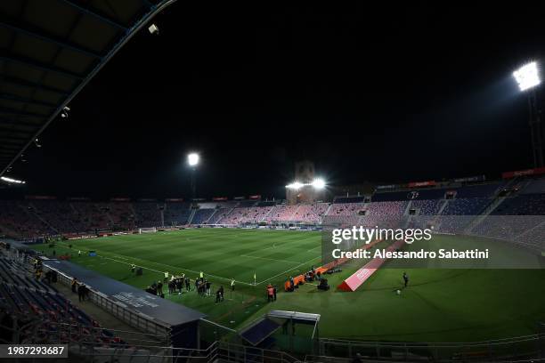 General view during the Serie A TIM match between Bologna FC and US Sassuolo at Stadio Renato Dall'Ara on February 03, 2024 in Bologna, Italy.