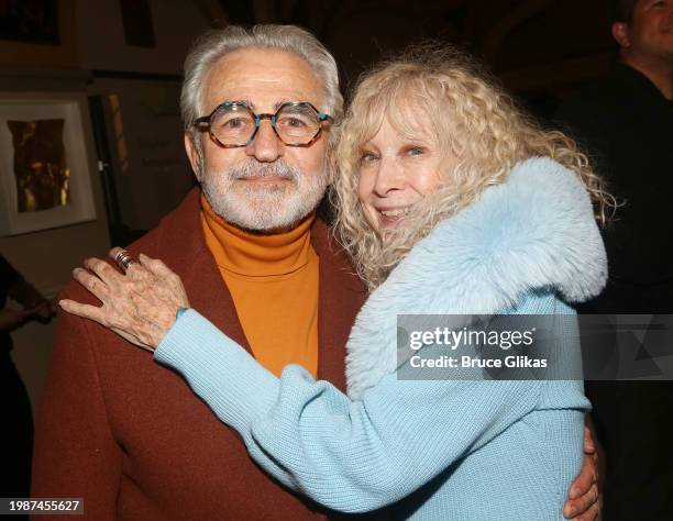 Paul Kreppel and Murphy Cross pose at the closing night celebration for the New York City Center Encores! production of "Once Upon a Mattress" at New...