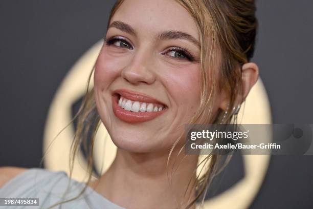 Claudia Sulewski attends the 66th GRAMMY Awards at Crypto.com Arena on February 04, 2024 in Los Angeles, California.