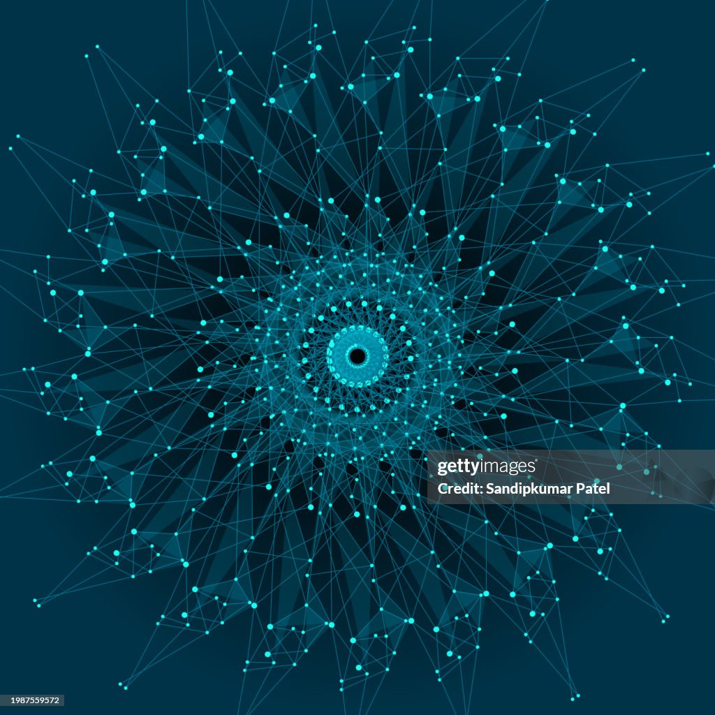 Abstract Network Background High-Res Vector Graphic - Getty Images
