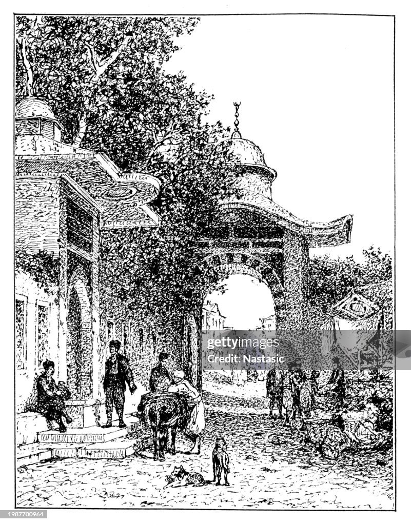 Eyoub square at Constantinople