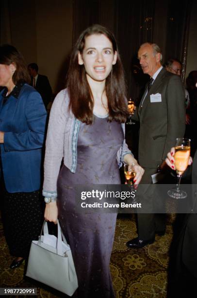 English journalist and food writer Nigella Lawson attends the Booker Prize for Fiction, Lancaster House, London, October 1998.