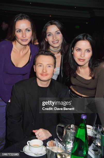 Irish pop rock band The Corrs attend the Q Awards where they have been nominated for the Best Album award for their LP 'Talk on Corners',...