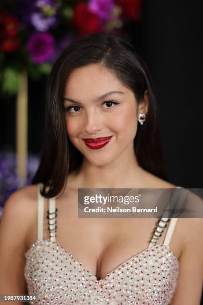 Olivia Rodrigo attends the 66th GRAMMY Awards at Crypto.com Arena on February 04, 2024 in Los Angeles, California.