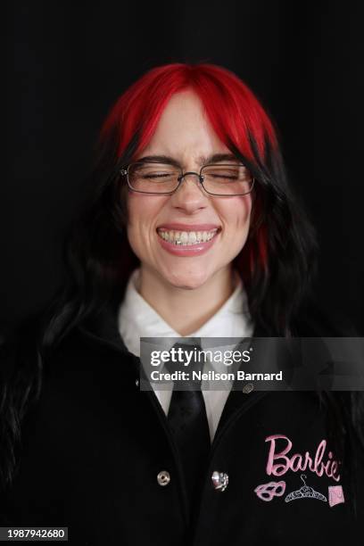 Billie Eilish attends the 66th GRAMMY Awards at Crypto.com Arena on February 04, 2024 in Los Angeles, California.