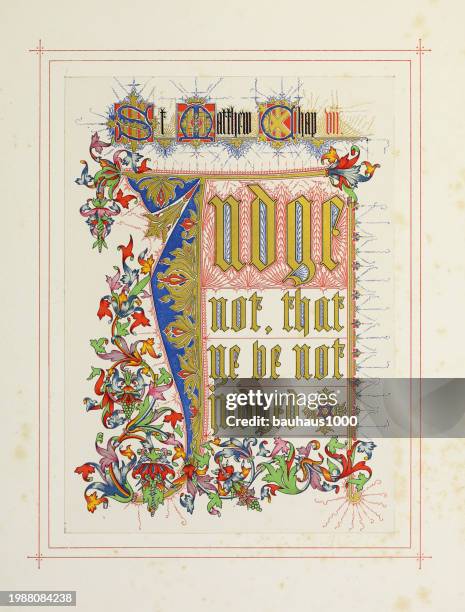 sermon on the mount - arabic language stock illustrations