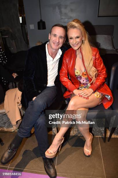 Lawrence Klayman and Consuelo Vanderbilt attend Nabys Vielman F/W 24 Fashion Show at Calligaris on February 7, 2024 in New York City.