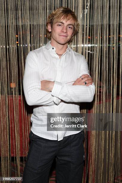 Ross Lynch attends W Magazine, Mark Ronson, and Gucci's Grammy After-Party at Bar Marmont on February 04, 2024 in Los Angeles, California.