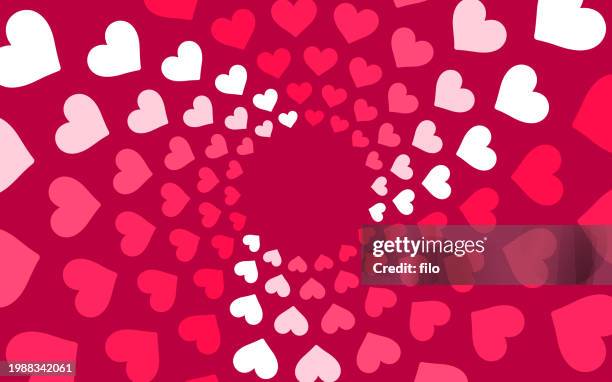 illustrations, cliparts, dessins animés et icônes de la saint-valentin amour coeur fond cercle cadre motif - affectionate stock illustrations